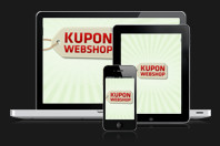Kuponwebshop - mobil, tablet, PC